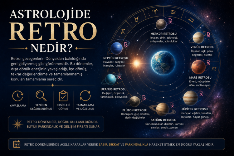 Astrolojide Retro Nedir