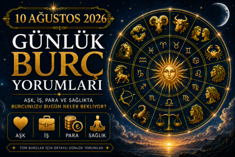 10 Ağustos 2026 Günlük Burç Yorumları
