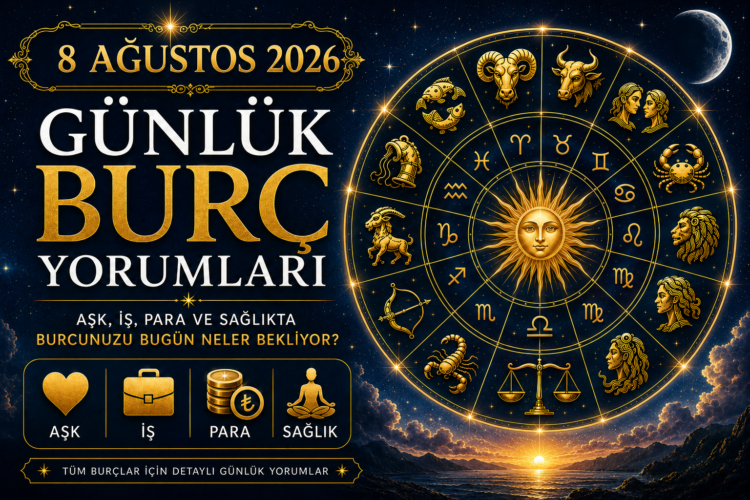8 Ağustos 2026 Günlük Burç Yorumları